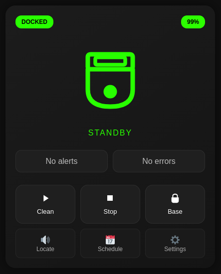 The UI to drive the Neato